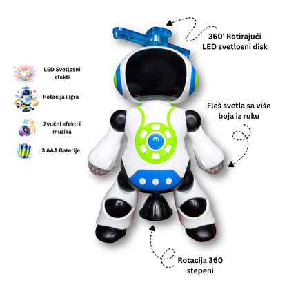 Opis funkcija interaktivne robot igračke za decu 3+.
